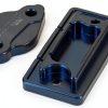 JFG RACING Blue Aluminum Motorcycle Brake Fluid Reservoir-3