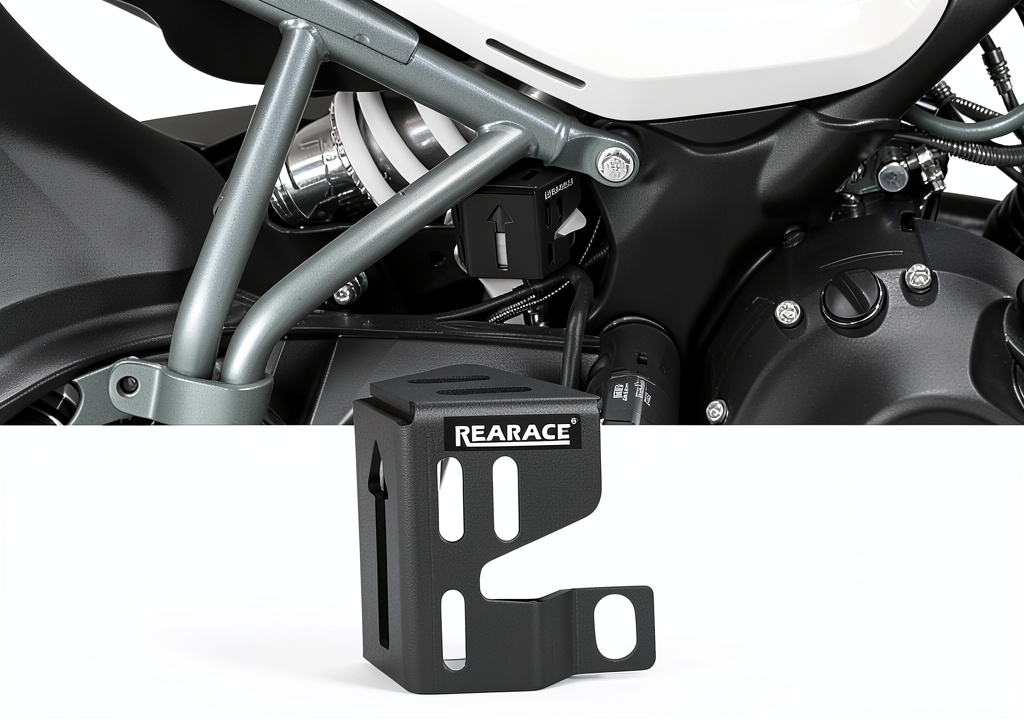 REARACE Rear Brake Fluid Reservoir Cover for Royal Enfield Himalayan 450 2024