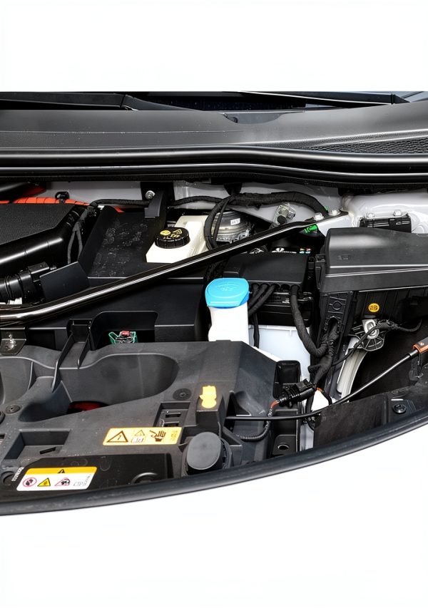 LEPTWORLD Black Plastic Car Modern Brake Fluid Reservoir-5