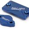 JFG RACING Blue Aluminum Motorcycle Brake Fluid Reservoir-0
