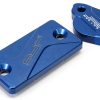 JFG RACING Blue Aluminum Motorcycle Brake Fluid Reservoir-2