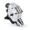 HCmotorku Chrome Rear Brake Master Cylinder Cover for Harley-3