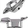 HCmotorku Chrome Rear Brake Master Cylinder Cover for Harley-4