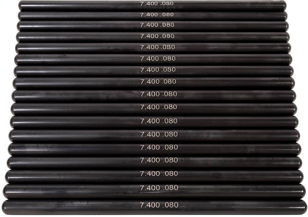 WANGSHENG pushrod set laid out on a garage workbench
