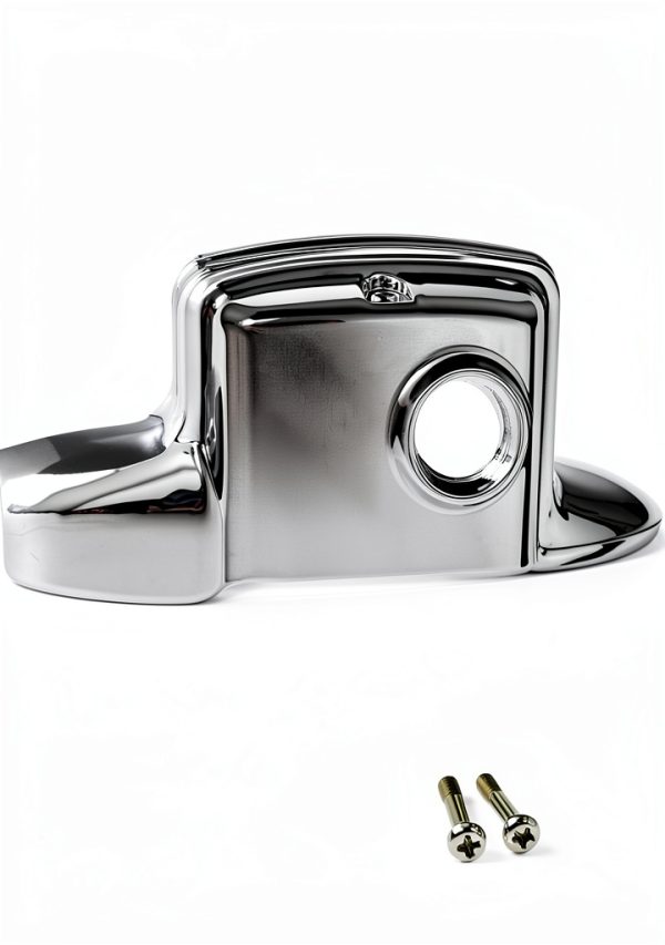 HCmotorku Chrome Rear Brake Master Cylinder Cover for Harley-5