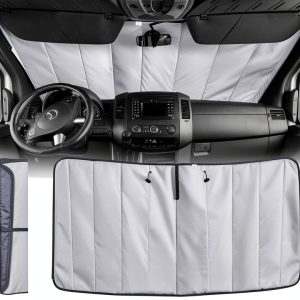 Mercedes Sprinter Blackout Cover Bubble Gray-0