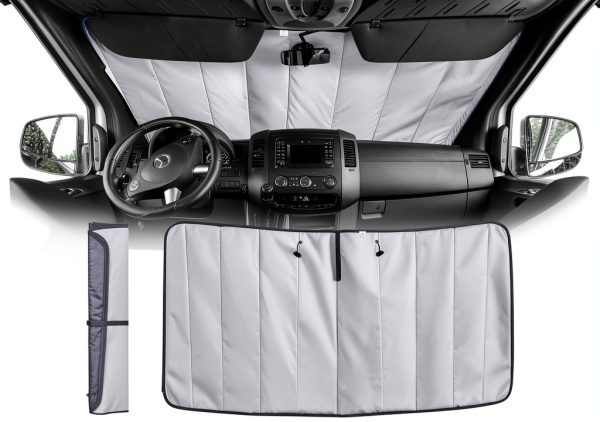 Mercedes Sprinter Blackout Cover Bubble Gray-0