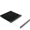 Lippert Thin Shade RV Door Black 12x3 Inch Cordless Sunshade-3