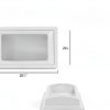 RV Inner Dome Skylight RecPro RP-5053 Acrylic 18x18in EasyFit-3