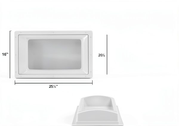 RV Inner Dome Skylight RecPro RP-5053 Acrylic 18x18in EasyFit-3
