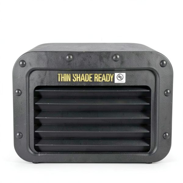 Lippert Thin Shade RV Door Black 12x3 Inch Cordless Sunshade-4