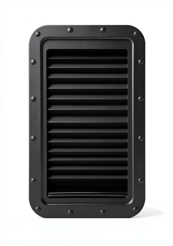 Lippert Thin Shade RV Door Black 12x3 Inch Cordless Sunshade-8