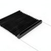 Lippert Thin Shade RV Door Black 12x3 Inch Cordless Sunshade-2