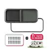 Scarman Universal RV Window 14x16 Tempered Glass Aluminum Frame-6