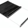 Lippert Thin Shade RV Door Black 12x3 Inch Cordless Sunshade-1