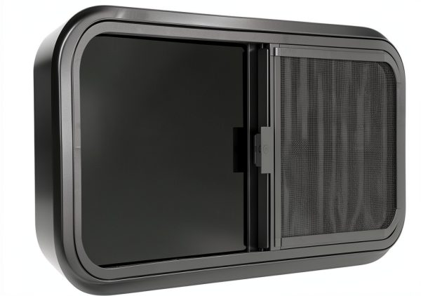 Horizontal RV Window OUTPRIZE 21x14 Tinted Sliding with Net Screen-0