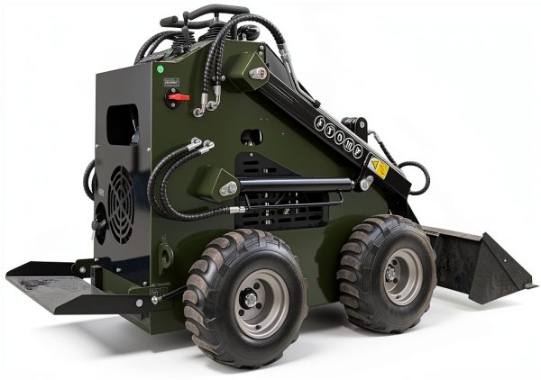 Skid Steer Loader Wheeled 22.1 HP GX690 Gasoline Engine for Gardens-7